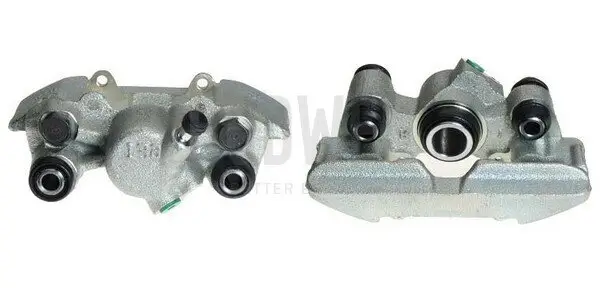 Bremssattel hinter der Achse Hinterachse links BUDWEG CALIPER 343978