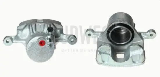 Bremssattel hinter der Achse Vorderachse links BUDWEG CALIPER 343024 Bild Bremssattel hinter der Achse Vorderachse links BUDWEG CALIPER 343024