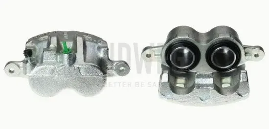 Bremssattel hinter der Achse Vorderachse rechts BUDWEG CALIPER 343027 Bild Bremssattel hinter der Achse Vorderachse rechts BUDWEG CALIPER 343027