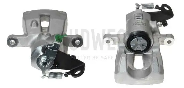 Bremssattel hinter der Achse Hinterachse links BUDWEG CALIPER 343068