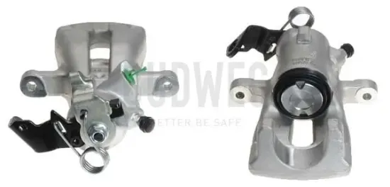 Bremssattel hinter der Achse Hinterachse links BUDWEG CALIPER 343070 Bild Bremssattel hinter der Achse Hinterachse links BUDWEG CALIPER 343070