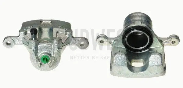Bremssattel hinter der Achse Hinterachse rechts BUDWEG CALIPER 343145