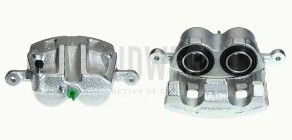 Bremssattel hinter der Achse Vorderachse rechts BUDWEG CALIPER 344471
