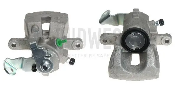 Bremssattel hinter der Achse Hinterachse links BUDWEG CALIPER 343238