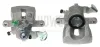 Bremssattel hinter der Achse Hinterachse rechts BUDWEG CALIPER 343239