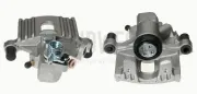 Bremssattel hinter der Achse Hinterachse rechts BUDWEG CALIPER 343279