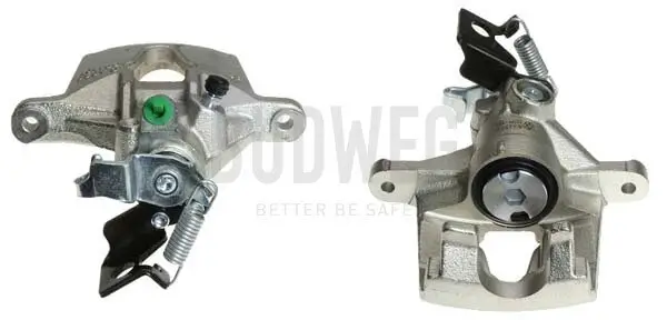 Bremssattel hinter der Achse Hinterachse links BUDWEG CALIPER 343280