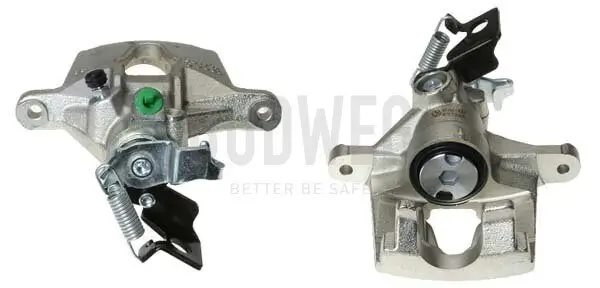 Bremssattel hinter der Achse Hinterachse rechts BUDWEG CALIPER 343281