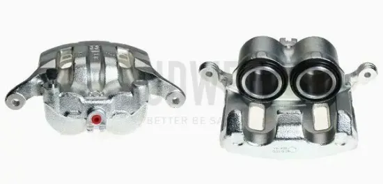 Bremssattel hinter der Achse Vorderachse rechts BUDWEG CALIPER 343305 Bild Bremssattel hinter der Achse Vorderachse rechts BUDWEG CALIPER 343305