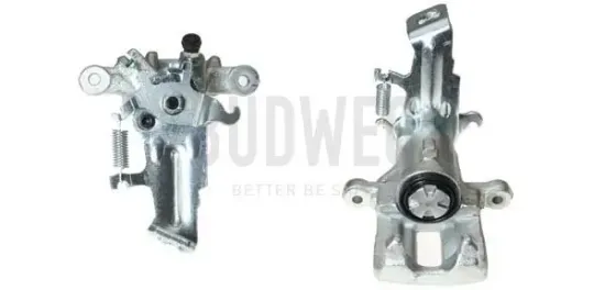 Bremssattel hinter der Achse Hinterachse links BUDWEG CALIPER 343314 Bild Bremssattel hinter der Achse Hinterachse links BUDWEG CALIPER 343314
