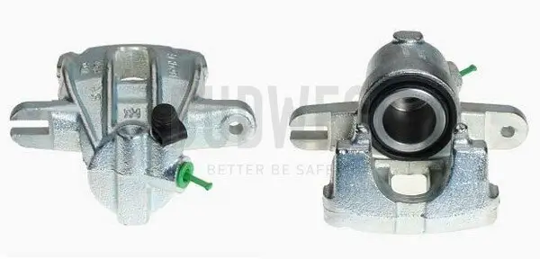 Bremssattel hinter der Achse Vorderachse links BUDWEG CALIPER 343336