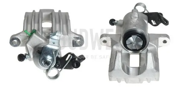 Bremssattel hinter der Achse Hinterachse rechts BUDWEG CALIPER 343357