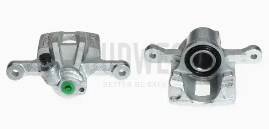 Bremssattel hinter der Achse Hinterachse rechts BUDWEG CALIPER 343393 Bild Bremssattel hinter der Achse Hinterachse rechts BUDWEG CALIPER 343393