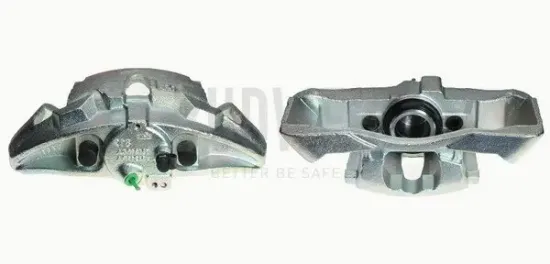 Bremssattel vor der Achse Vorderachse rechts BUDWEG CALIPER 343421 Bild Bremssattel vor der Achse Vorderachse rechts BUDWEG CALIPER 343421