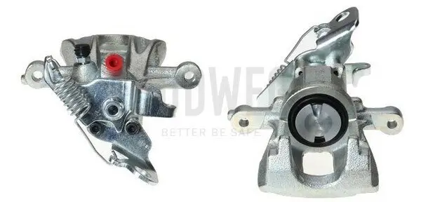 Bremssattel hinter der Achse Hinterachse rechts BUDWEG CALIPER 343471