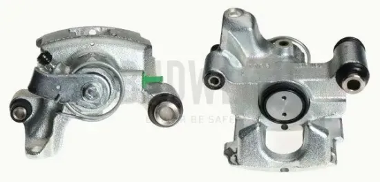 Bremssattel hinter der Achse Hinterachse rechts BUDWEG CALIPER 343521 Bild Bremssattel hinter der Achse Hinterachse rechts BUDWEG CALIPER 343521