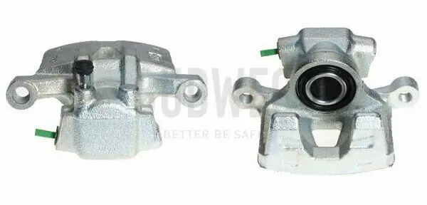 Bremssattel hinter der Achse Hinterachse rechts BUDWEG CALIPER 343549