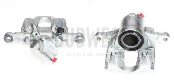Bremssattel hinter der Achse Hinterachse links BUDWEG CALIPER 343558
