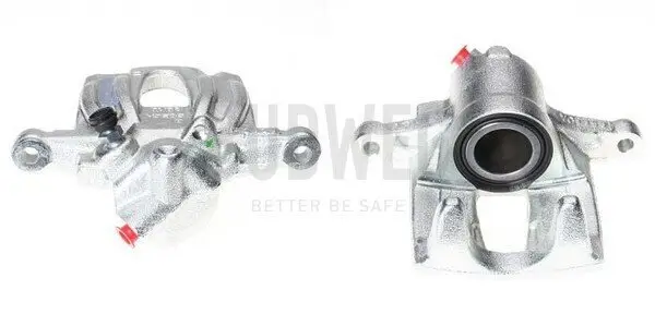 Bremssattel hinter der Achse Hinterachse rechts BUDWEG CALIPER 343559