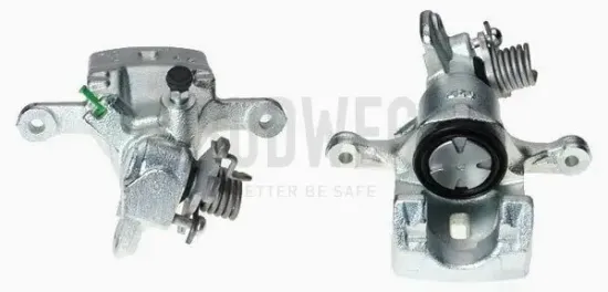 Bremssattel hinter der Achse Hinterachse links BUDWEG CALIPER 343566 Bild Bremssattel hinter der Achse Hinterachse links BUDWEG CALIPER 343566