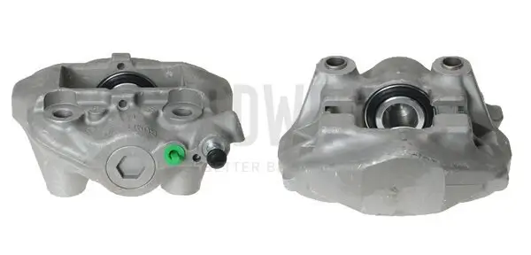 Bremssattel hinter der Achse Hinterachse links BUDWEG CALIPER 343610