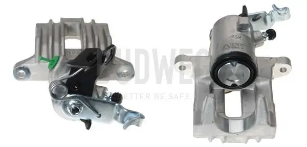 Bremssattel vor der Achse Hinterachse rechts BUDWEG CALIPER 343645