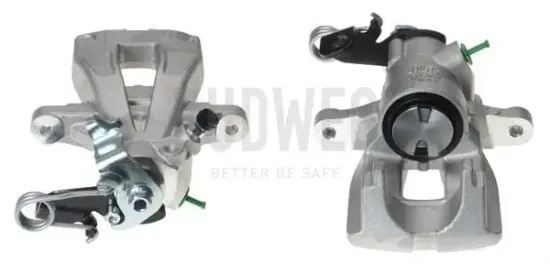 Bremssattel hinter der Achse Hinterachse links BUDWEG CALIPER 343658 Bild Bremssattel hinter der Achse Hinterachse links BUDWEG CALIPER 343658