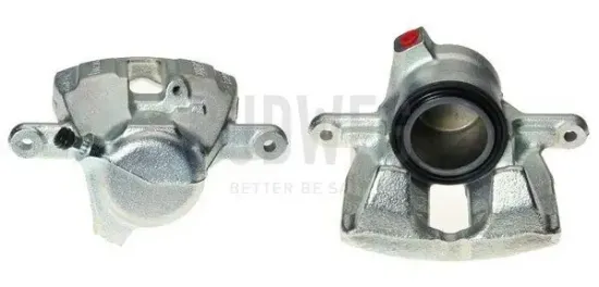Bremssattel hinter der Achse Vorderachse rechts BUDWEG CALIPER 343685 Bild Bremssattel hinter der Achse Vorderachse rechts BUDWEG CALIPER 343685