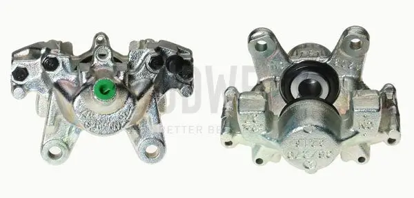 Bremssattel hinter der Achse Hinterachse links BUDWEG CALIPER 343686