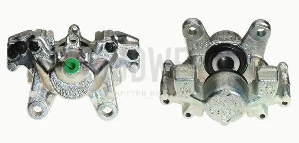 Bremssattel hinter der Achse Hinterachse rechts BUDWEG CALIPER 343687