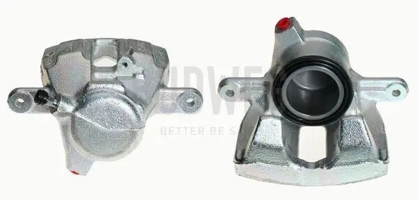 Bremssattel hinter der Achse Vorderachse rechts BUDWEG CALIPER 343691