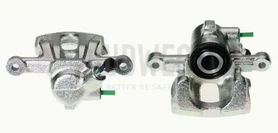 Bremssattel hinter der Achse Hinterachse links BUDWEG CALIPER 343698 Bild Bremssattel hinter der Achse Hinterachse links BUDWEG CALIPER 343698