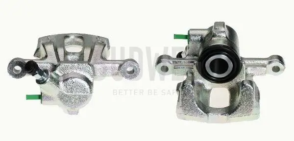 Bremssattel hinter der Achse Hinterachse rechts BUDWEG CALIPER 343699