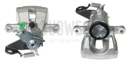 Bremssattel hinter der Achse Hinterachse rechts BUDWEG CALIPER 343709 Bild Bremssattel hinter der Achse Hinterachse rechts BUDWEG CALIPER 343709