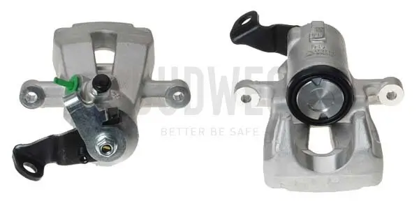 Bremssattel hinter der Achse Hinterachse rechts BUDWEG CALIPER 343711