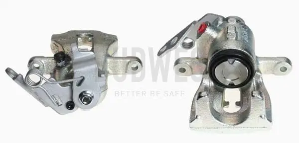 Bremssattel hinter der Achse Hinterachse rechts BUDWEG CALIPER 343723