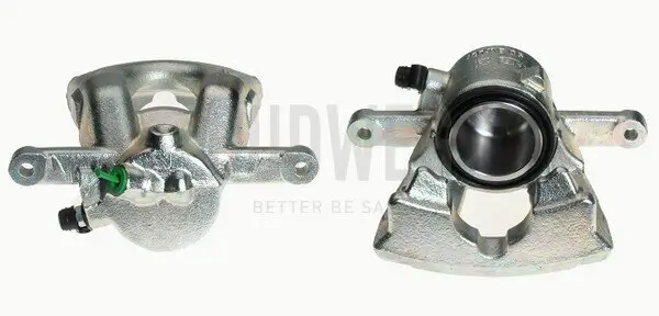 Bremssattel hinter der Achse Vorderachse rechts BUDWEG CALIPER 343727