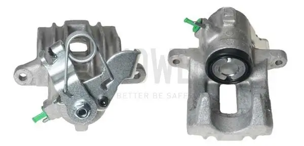 Bremssattel hinter der Achse Hinterachse rechts BUDWEG CALIPER 343741