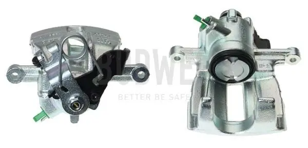 Bremssattel hinter der Achse Hinterachse rechts BUDWEG CALIPER 343743