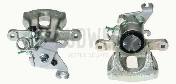 Bremssattel hinter der Achse Hinterachse rechts BUDWEG CALIPER 343751