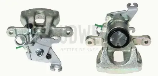 Bremssattel hinter der Achse Hinterachse rechts BUDWEG CALIPER 343751 Bild Bremssattel hinter der Achse Hinterachse rechts BUDWEG CALIPER 343751