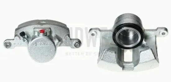 Bremssattel hinter der Achse Vorderachse rechts BUDWEG CALIPER 343761 Bild Bremssattel hinter der Achse Vorderachse rechts BUDWEG CALIPER 343761