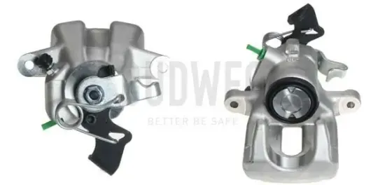 Bremssattel vor der Achse Hinterachse links BUDWEG CALIPER 343766 Bild Bremssattel vor der Achse Hinterachse links BUDWEG CALIPER 343766