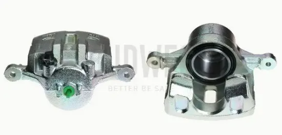 Bremssattel hinter der Achse Vorderachse rechts BUDWEG CALIPER 343795 Bild Bremssattel hinter der Achse Vorderachse rechts BUDWEG CALIPER 343795