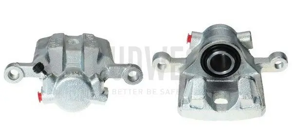Bremssattel hinter der Achse Hinterachse rechts BUDWEG CALIPER 343799