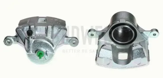 Bremssattel hinter der Achse Vorderachse rechts BUDWEG CALIPER 343807 Bild Bremssattel hinter der Achse Vorderachse rechts BUDWEG CALIPER 343807