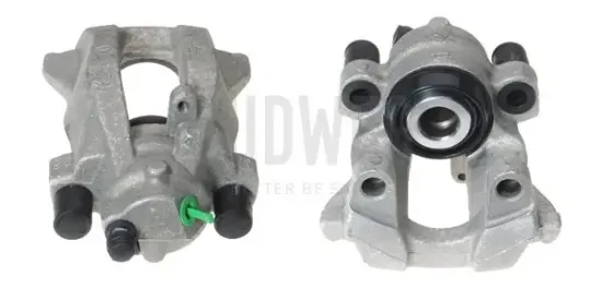Bremssattel hinter der Achse Hinterachse rechts BUDWEG CALIPER 343827 Bild Bremssattel hinter der Achse Hinterachse rechts BUDWEG CALIPER 343827
