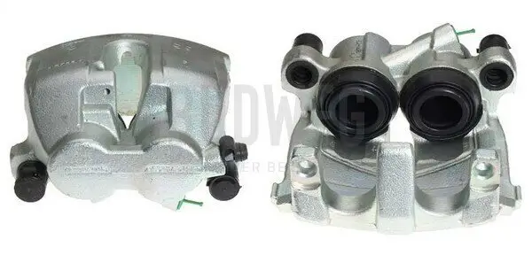 Bremssattel hinter der Achse Vorderachse links BUDWEG CALIPER 343838