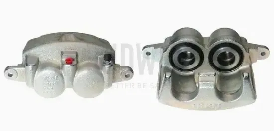 Bremssattel hinter der Achse Vorderachse links BUDWEG CALIPER 343862 Bild Bremssattel hinter der Achse Vorderachse links BUDWEG CALIPER 343862