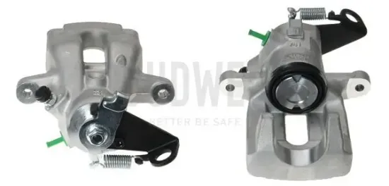 Bremssattel hinter der Achse Hinterachse rechts BUDWEG CALIPER 343871 Bild Bremssattel hinter der Achse Hinterachse rechts BUDWEG CALIPER 343871